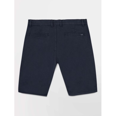 Bermuda Homme Coton Stretch Marine