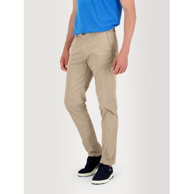   Pantalon Chino Homme Coton Stretch Beige  