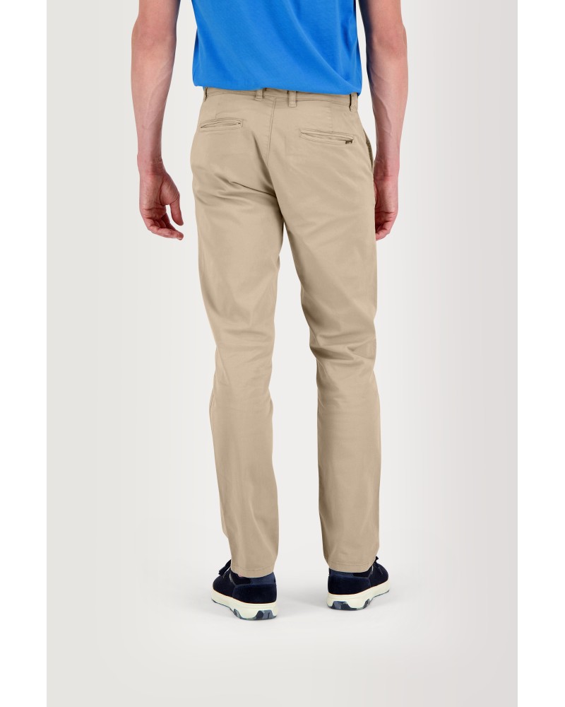   Pantalon Chino Homme Coton Stretch Beige  