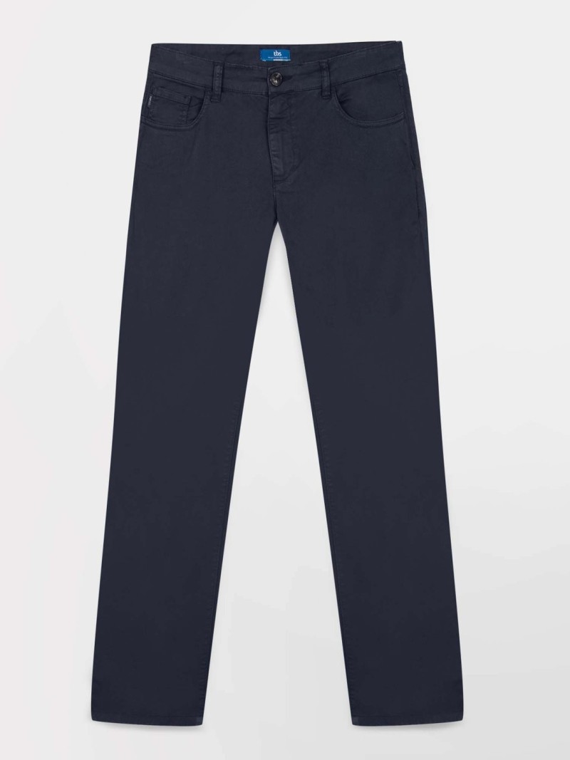 Pantalon Homme Coton Stretch Marine