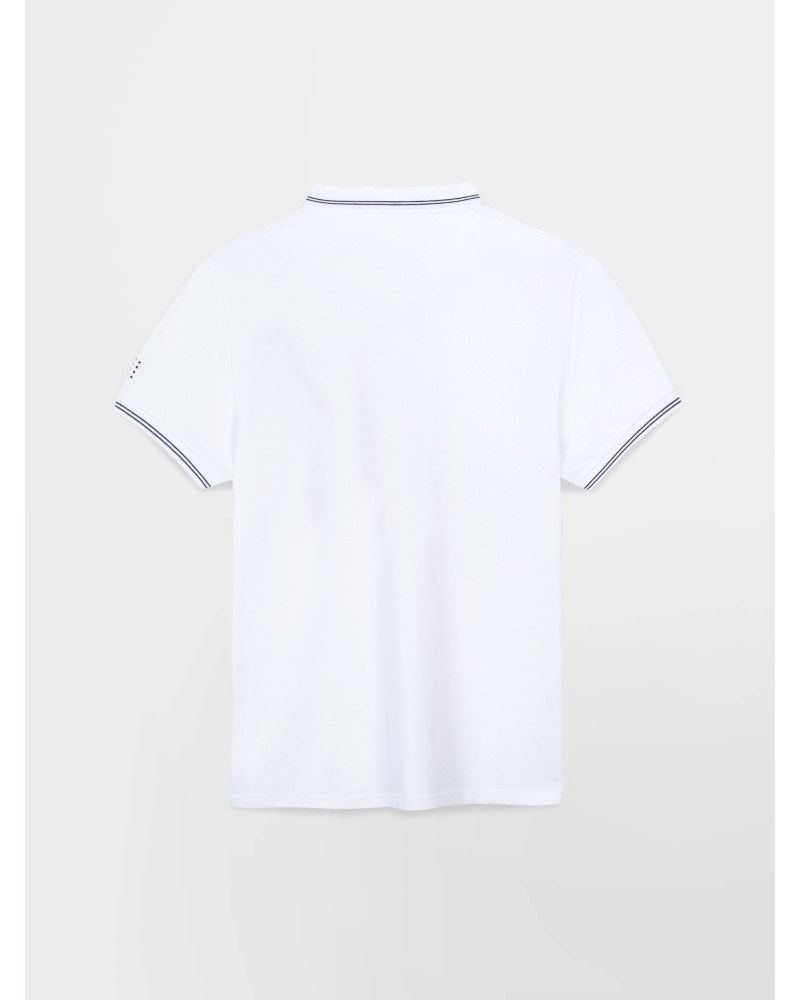 Polo Homme Séchage Rapide Blanc