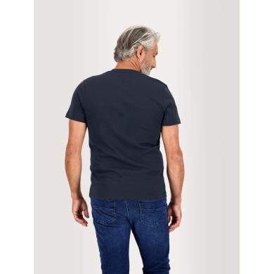 Tee Shirt Homme Toucher Epais Marine