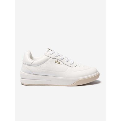 Baskets Femme Confort Cuir Blanc