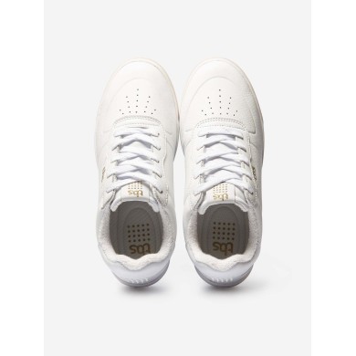 Baskets Femme Confort Cuir Blanc