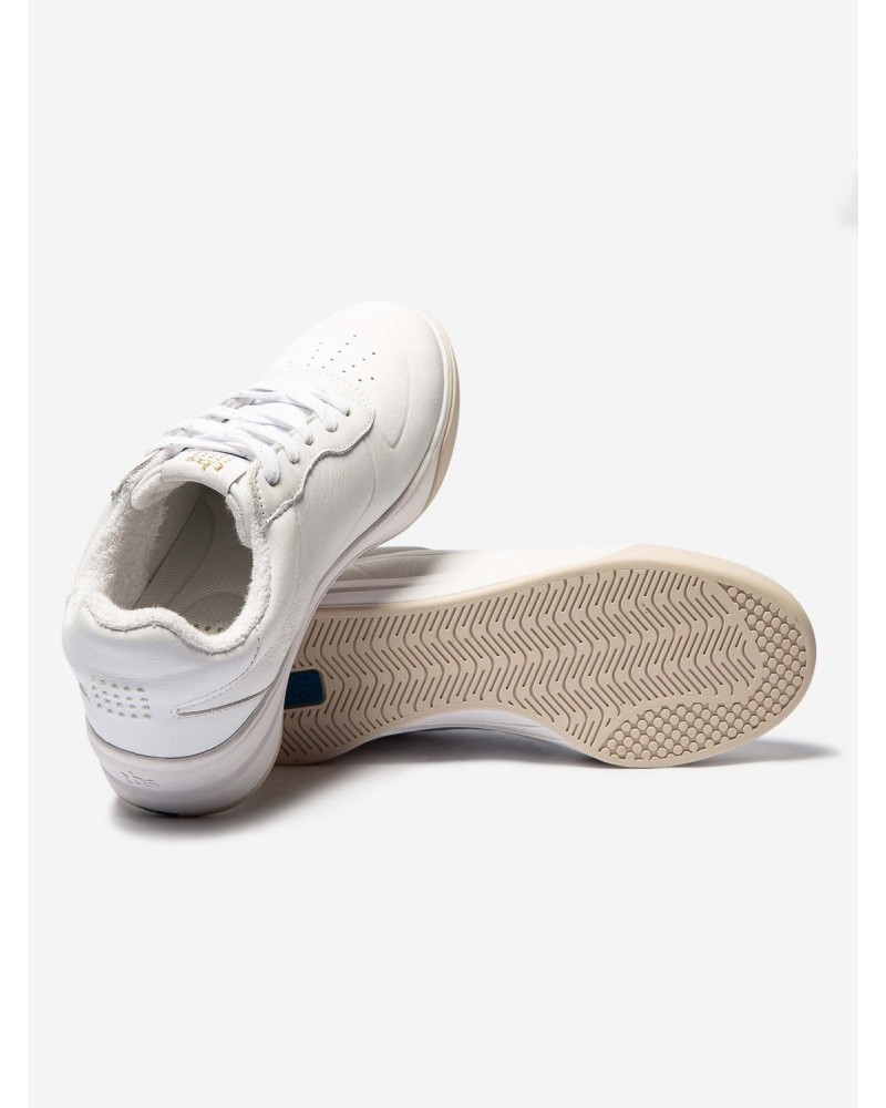 Baskets Femme Confort Cuir Blanc