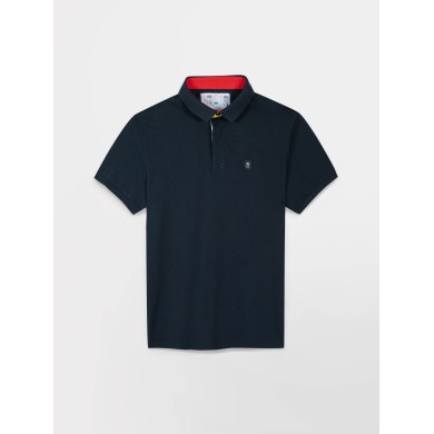 Polo Homme Coton Piqué Manches Courtes Blanc