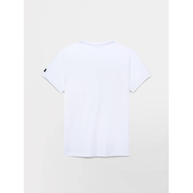 Tee Shirt Homme Print Bateau Coton Biologique Blanc