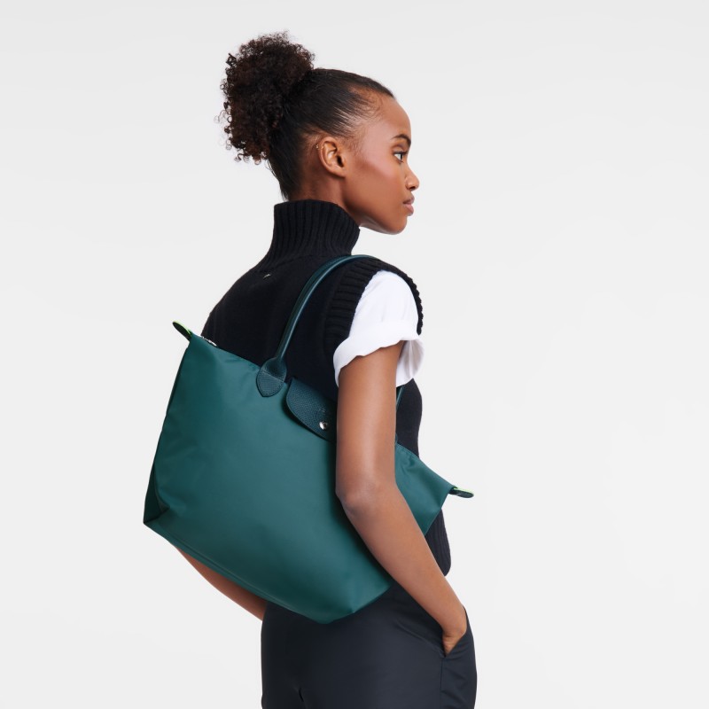 Sac porté épaule Paon-Le Pliage Green