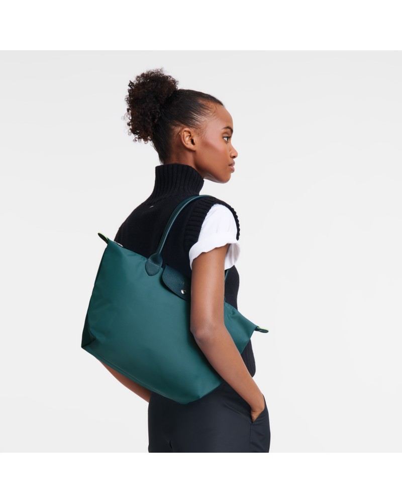 Sac porté épaule Paon-Le Pliage Green