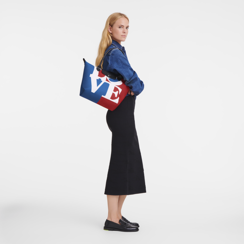 Longchamp x Robert Indiana -Sac cabas M 