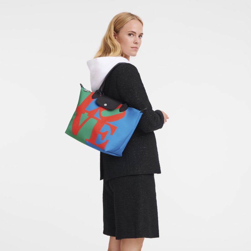 Longchamp x Robert Indiana -Sac cabas M