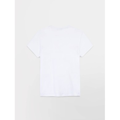 Tee Shirt Homme Manches Courtes Coton Biologique Blanc