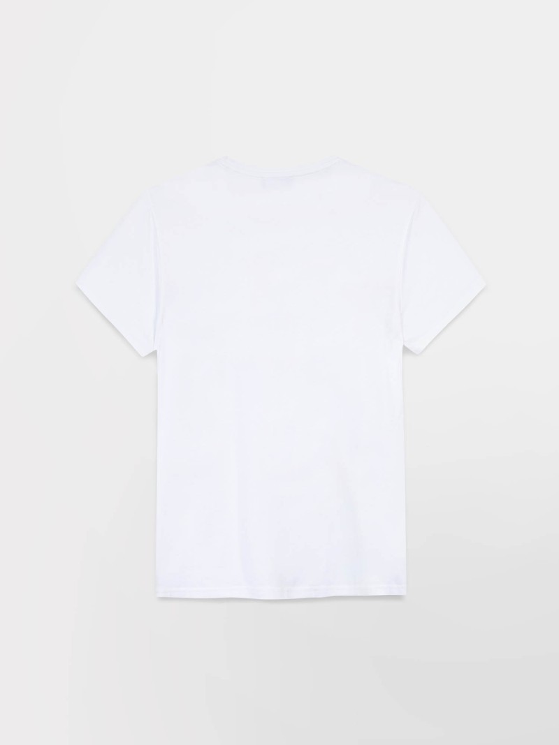 Tee Shirt Homme Manches Courtes Coton Biologique Blanc