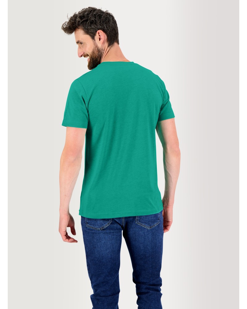 Tee Shirt Homme Manches Courtes Vert