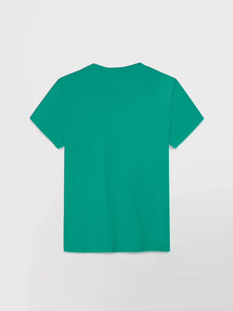 Tee Shirt Homme Manches Courtes Vert