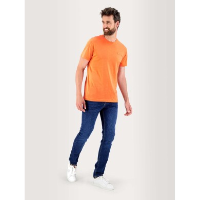   Tee Shirt Homme Manches Courtes Corail  