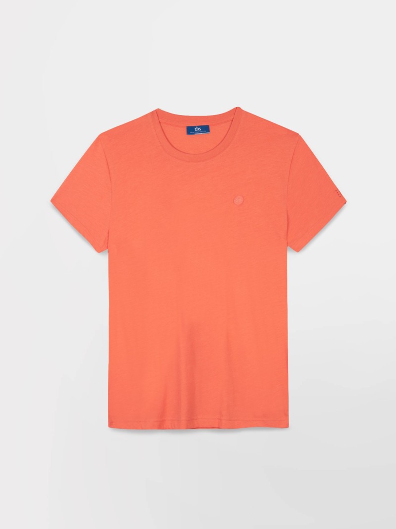   Tee Shirt Homme Manches Courtes Corail  