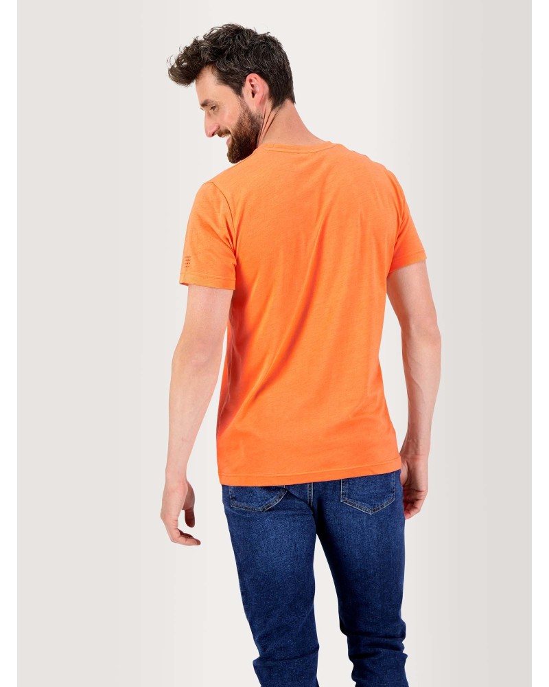   Tee Shirt Homme Manches Courtes Corail  