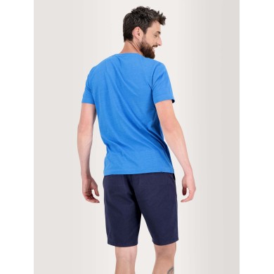 Tee Shirt Homme Manches Courtes Bleu