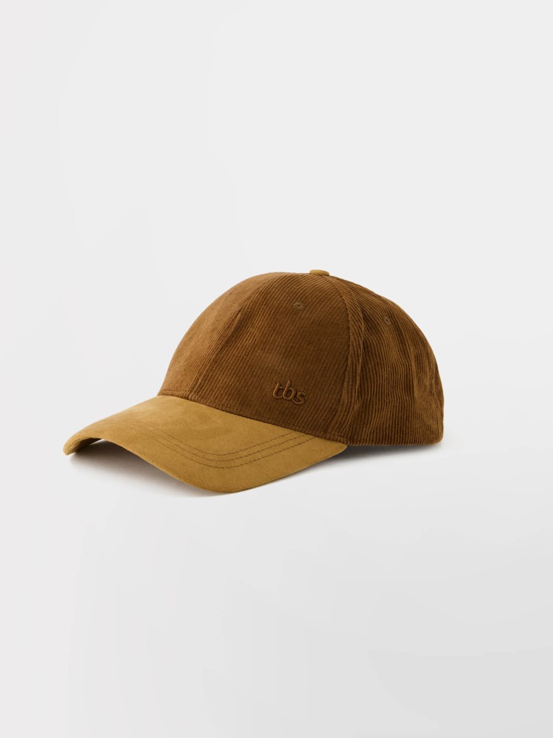 Casquette Homme Velours Côtelé Marron