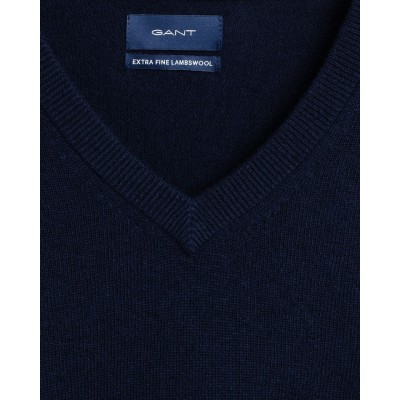 MD. EXTRAFINE LAMBSWOOL V-NECK