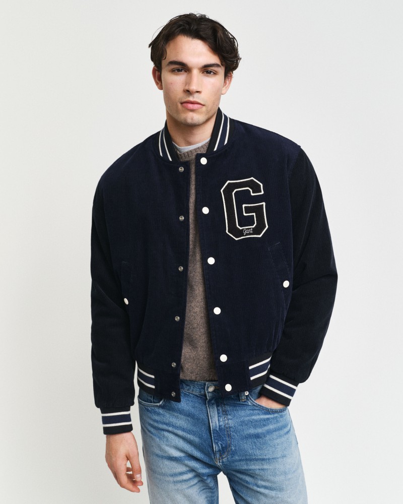 Veste Varsity de GANT en velours côtelé
