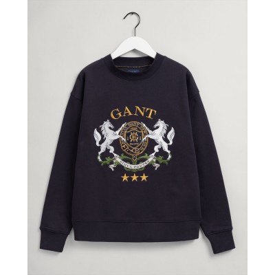 D2. GANT COAT OF ARMS C-NECK SWEAT