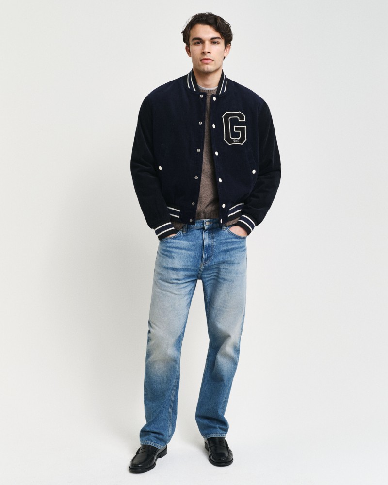 Veste Varsity de GANT en velours côtelé
