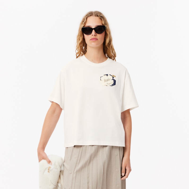 T-shirt oversize imprimé fleur T-shirt oversize imprimé fleur