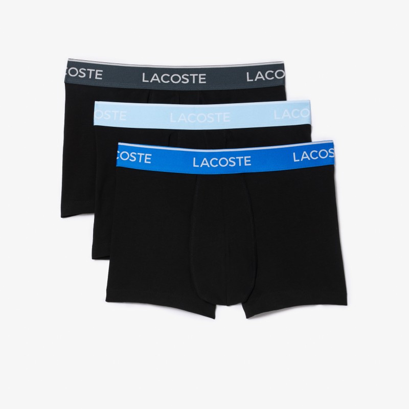 Lot de 3 boxers courts casual marine avec ceinture contrastée