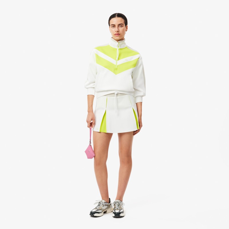 Jupe en interlock color-block ajustable Jupe en interlock color-block ajustable