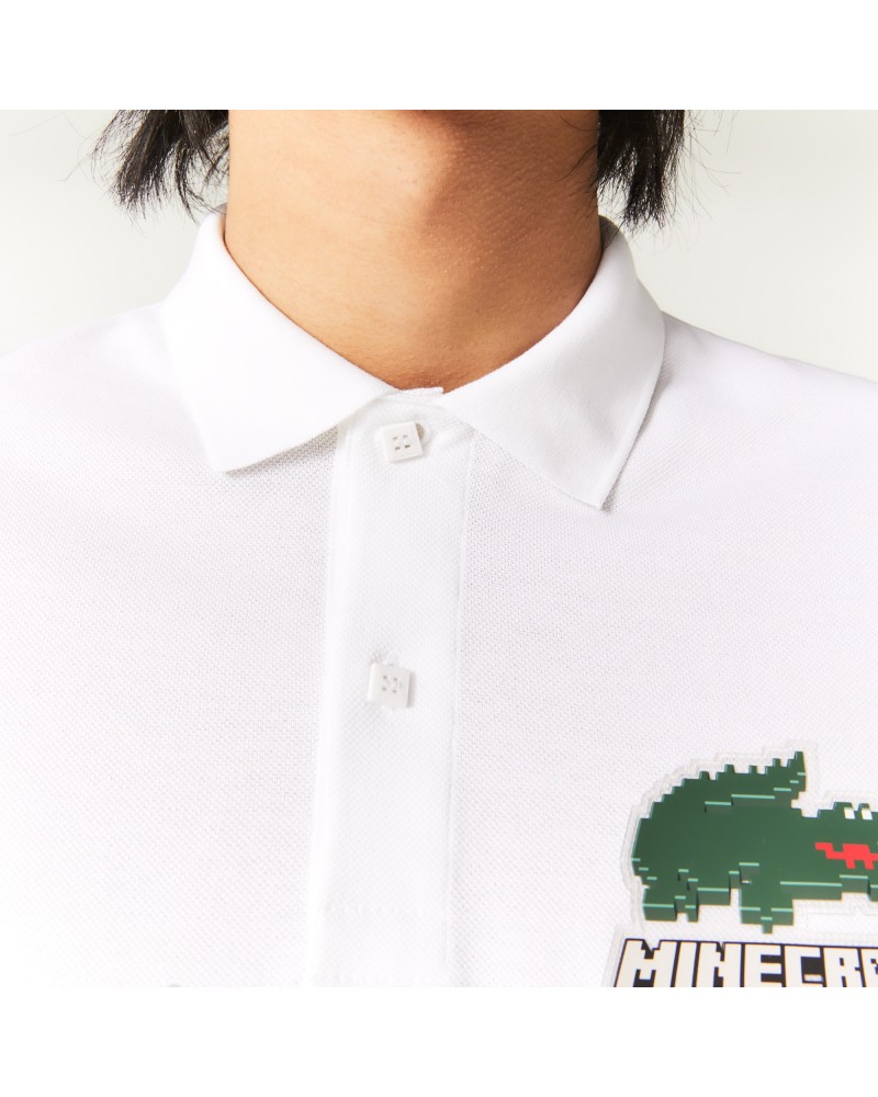 Polo unisexe Lacoste x Minecraft classic fit