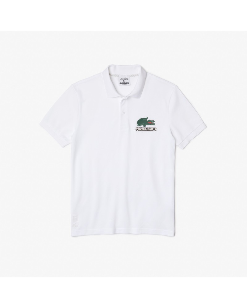 Polo unisexe Lacoste x Minecraft classic fit