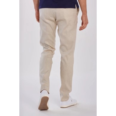 D2. SLIM STRETCH LINEN SUIT PANT