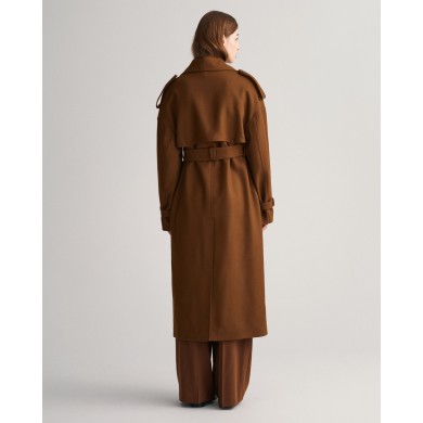 WOOL BLEND TRENCH COAT