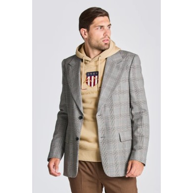 D2. GLEN CHECK SUIT BLAZER