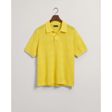 COTTON TEXTURE POLO SS