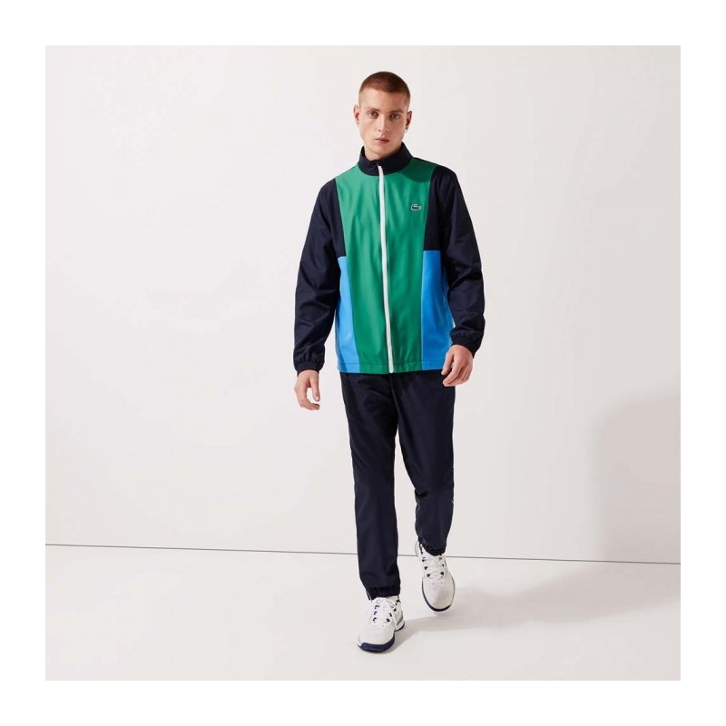 Ensemble de survêtement Lacoste SPORT color-block avec marquage