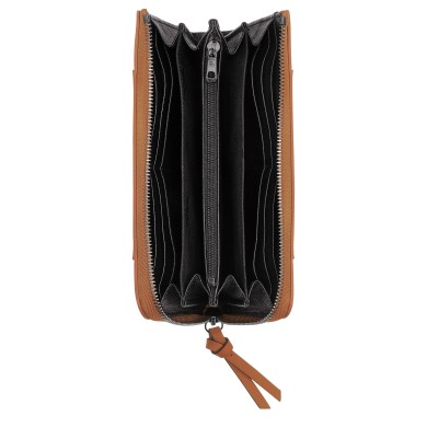 Portefeuille zippé  Longchamp 3D