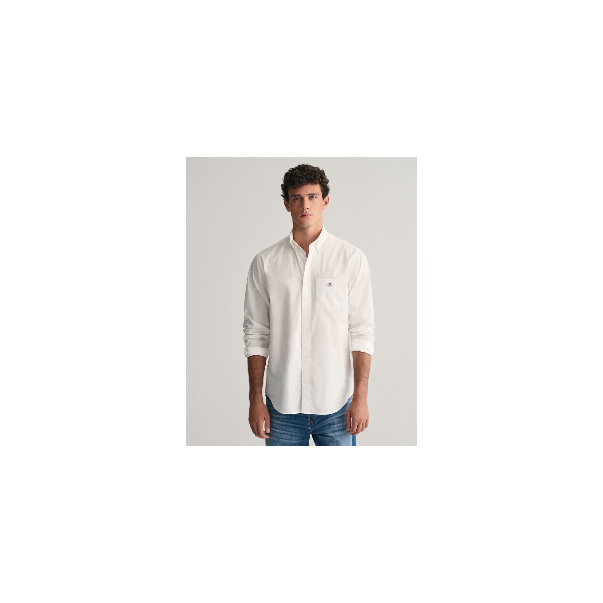 Chemise classique en popeline coupe standard