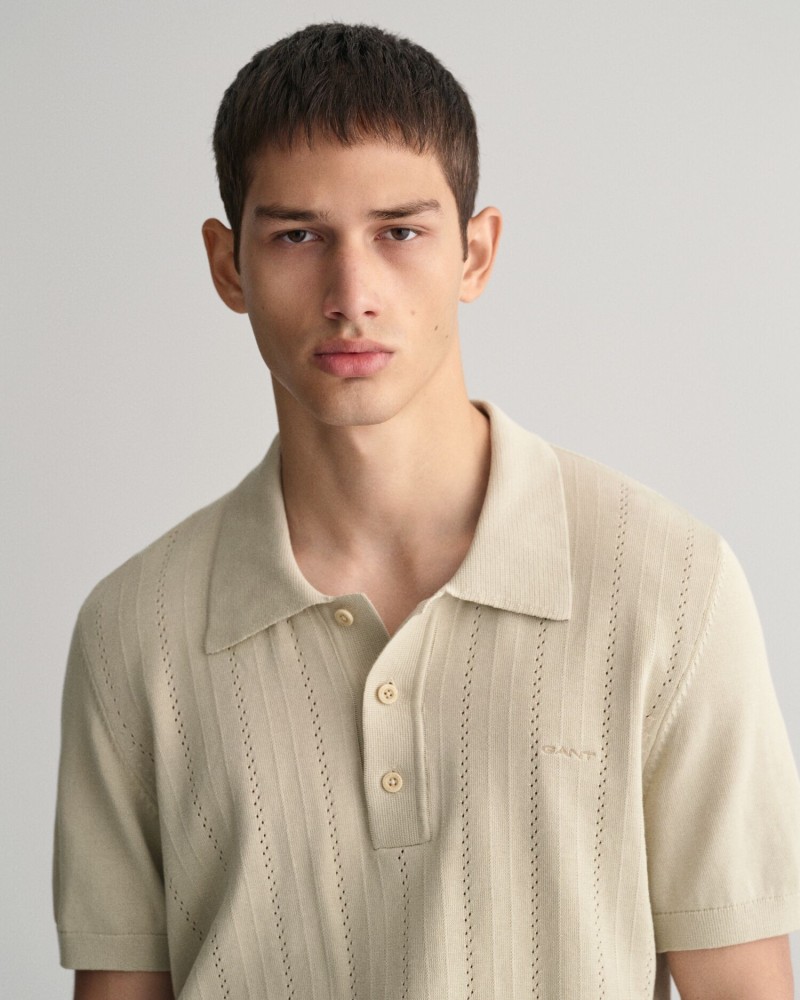 POINTELLE TEXTURED SS POLO