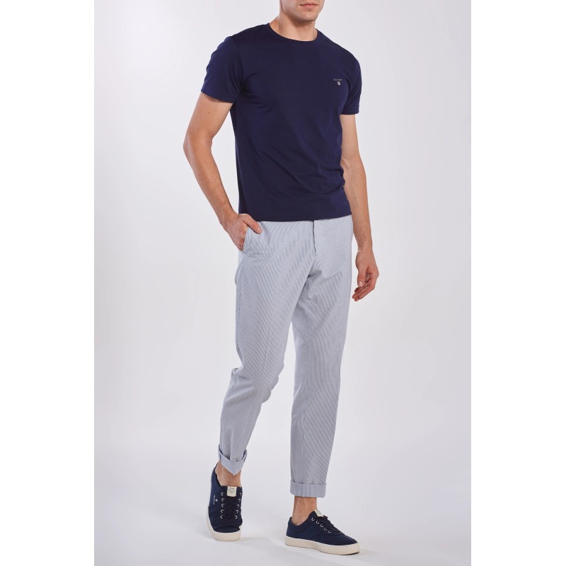 D2. SEERSUCKER PANT WITH CUFF D2. SEERSUCKER PANT WITH CUFF