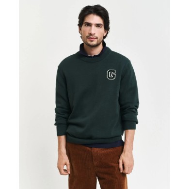 Badge Crew Neck Sweater