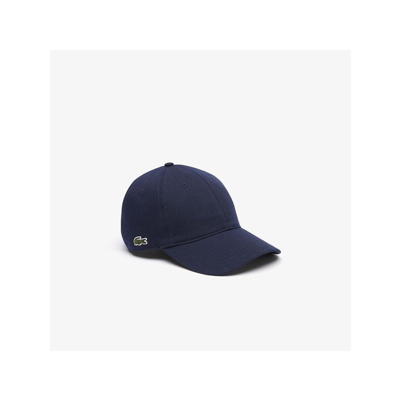 Casquette unisexe Lacoste en twill de coton biologique