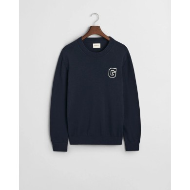 Badge Crew Neck Sweater