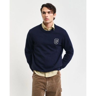 Badge Crew Neck Sweater