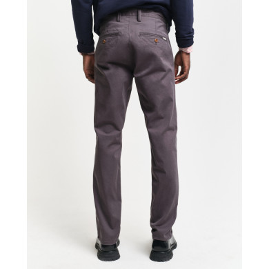 Chinos en twill coupe slim