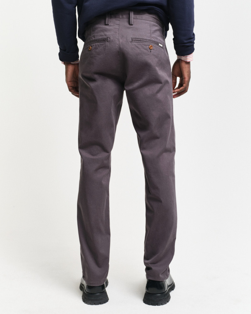 Chinos en twill coupe slim