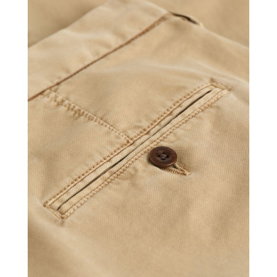 Pantalon chino beige coupe regular





