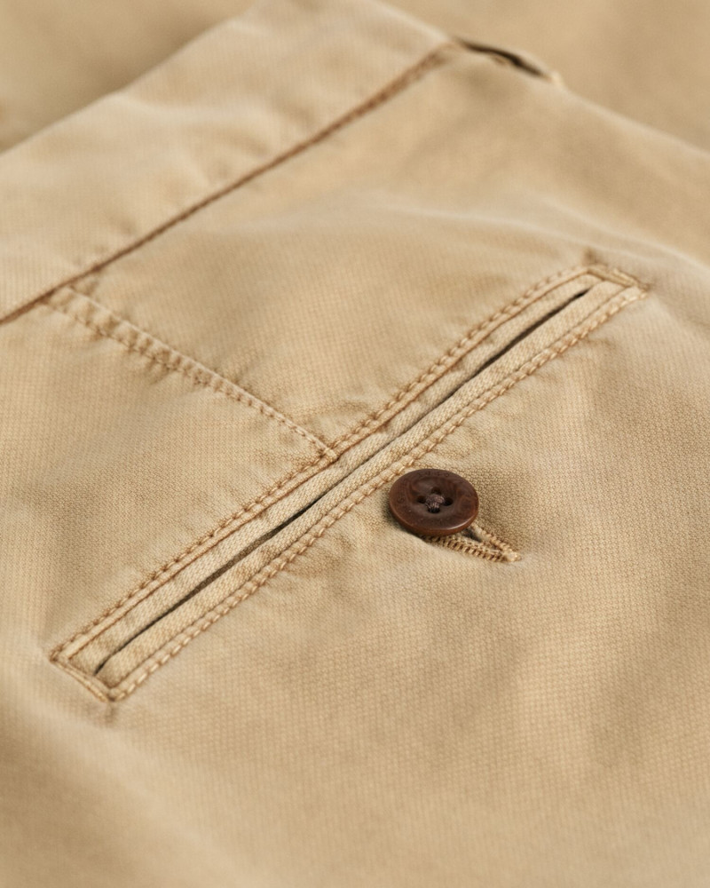 Pantalon chino beige coupe regular





